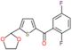 (2,5-difluorophenyl)-[5-(1,3-dioxolan-2-yl)-2-thienyl]methanone