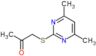 1-[(4,6-dimethylpyrimidin-2-yl)sulfanyl]propan-2-one