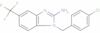 2-amino-1-(4-chlorobenzyl)-5-trifluoromethylbenzimidazole