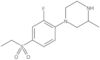 1-[4-(Ethylsulfonyl)-2-fluorophenyl]-3-methylpiperazine