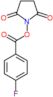 1-{[(4-fluorophenyl)carbonyl]oxy}pyrrolidine-2,5-dione
