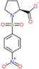 (2R)-1-[(4-nitrophenyl)sulfonyl]pyrrolidine-2-carboxylate