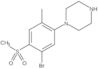 1-[5-Bromo-2-methyl-4-(methylsulfonyl)phenyl]piperazine