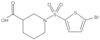 1-[(5-Bromo-2-thienyl)sulfonyl]-3-piperidinecarboxylic acid