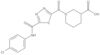 1-[[5-[[(4-Chlorophenyl)amino]carbonyl]-1,3,4-thiadiazol-2-yl]carbonyl]-3-piperidinecarboxylic acid