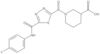 1-[[5-[[(4-Fluorphenyl)amino]carbonyl]-1,3,4-thiadiazol-2-yl]carbonyl]-3-piperidincarbonsäure