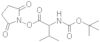 L-Valine, N-[(1,1-dimethylethoxy)carbonyl]-, 2,5-dioxo-1-pyrrolidinyl ester