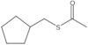 Ethanethioic acid, S-(cyclopentylmethyl) ester