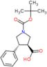 (3S,4R)-1-(tert-butoxycarbonyl)-4-phenylpyrrolidine-3-carboxylic acid