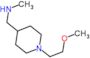 1-[1-(2-methoxyethyl)-4-piperidyl]-N-methyl-methanamine