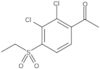 1-[2,3-Dichloro-4-(ethylsulfonyl)phenyl]ethanone