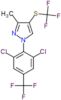 1-[2,6-dichloro-4-(trifluoromethyl)phenyl]-3-methyl-4-[(trifluoromethyl)sulfanyl]-1H-pyrazole