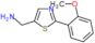 2-(2-Methoxyphenyl)-5-thiazolemethanamine