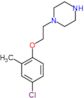 1-[2-(4-chloro-2-methylphenoxy)ethyl]piperazine