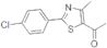 1-[2-(4-chlorophenyl)-4-methyl-1,3-thiazol-5-yl]ethan-1-one