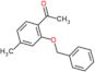 1-[2-(benzyloxy)-4-methylphenyl]ethanone