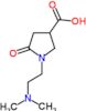 1-[2-(dimethylamino)ethyl]-5-oxopyrrolidine-3-carboxylic acid