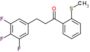 1-(2-methylsulfanylphenyl)-3-(3,4,5-trifluorophenyl)propan-1-one