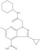 1-[2-(Cyclohexylamino)-2-oxoethyl]-3-cyclopropyl-6-methyl-1H-pyrazolo[3,4-b]pyridine-4-carboxyli...