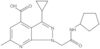 Acide 1-[2-(cyclopentylamino)-2-oxoéthyl]-3-cyclopropyl-6-méthyl-1H-pyrazolo[3,4-b]pyridine-4-carb…