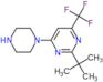 2-tert-butyl-4-(piperazin-1-yl)-6-(trifluoromethyl)pyrimidine