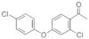 2-chloro-4-(4-chlorophenoxy)acetophenone