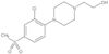 4-[2-Chloro-4-(methylsulfonyl)phenyl]-1-piperazineethanol