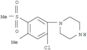 Piperazine,1-[2-chloro-4-methyl-5-(methylsulfonyl)phenyl]-