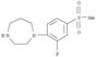 1H-1,4-Diazepine,1-[2-fluoro-4-(methylsulfonyl)phenyl]hexahydro-