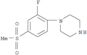 1-[2-Fluoro-4-(methylsulfonyl)phenyl]piperazine