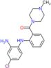 [2-[(2-Amino-4-chlorophenyl)amino]phenyl](4-methyl-1-piperazinyl)methanone