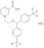 3-Pyridinecarboxylic acid, 1-[2-[bis[4-(trifluoromethyl)phenyl]methoxy]ethyl]-1,2,5,6-tetrahydro-,…