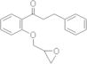 1-[2-(2-Oxiranylméthoxy)phényl]-3-phényl-1-propanone