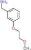 1-[3-(2-methoxyethoxy)phenyl]methanamine