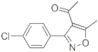 1-[3-(4-chlorophenyl)-5-methylisoxazol-4-yl]ethan-1-one
