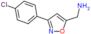 1-[3-(4-chlorophenyl)isoxazol-5-yl]methanamine