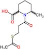 1-[3-(acetylsulfanyl)propanoyl]-6-methylpiperidine-2-carboxylic acid