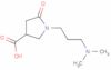 1-[3-(Dimethylamino)propyl]-2-oxo-4-pyrrolidinecarboxylic acid