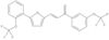 1-[3-(Trifluoromethoxy)phenyl]-3-[5-[2-(trifluoromethoxy)phenyl]-2-furanyl]-2-propen-1-one