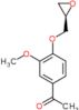 1-{3-methoxy-4-[(2S)-oxiran-2-ylmethoxy]phenyl}ethanone