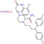 1-[4,4-bis(4-fluorophenyl)butyl]-4-{2-[(2,6-dichlorophenyl)amino]-2-oxoethyl}piperazine-2-carbox...