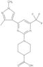 1-[4-(1,3-Dimethyl-1H-pyrazol-4-yl)-6-(trifluoromethyl)-2-pyrimidinyl]-4-piperidinecarboxylic acid