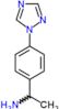 1-[4-(1H-1,2,4-triazol-1-yl)phenyl]ethanamine