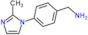 1-[4-(2-methyl-1H-imidazol-1-yl)phenyl]methanamine