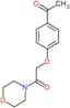 2-(4-acetylphenoxy)-1-(morpholin-4-yl)ethanone