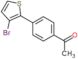 1-[4-(3-bromo-2-thienyl)phenyl]ethanone