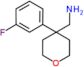 1-[4-(3-fluorophenyl)tetrahydro-2H-pyran-4-yl]methanamine