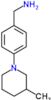 1-[4-(3-methylpiperidin-1-yl)phenyl]methanamine