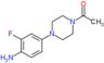 1-[4-(4-amino-3-fluoro-phenyl)piperazin-1-yl]ethanone