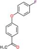 1-[4-(4-fluorophenoxy)phenyl]ethanone